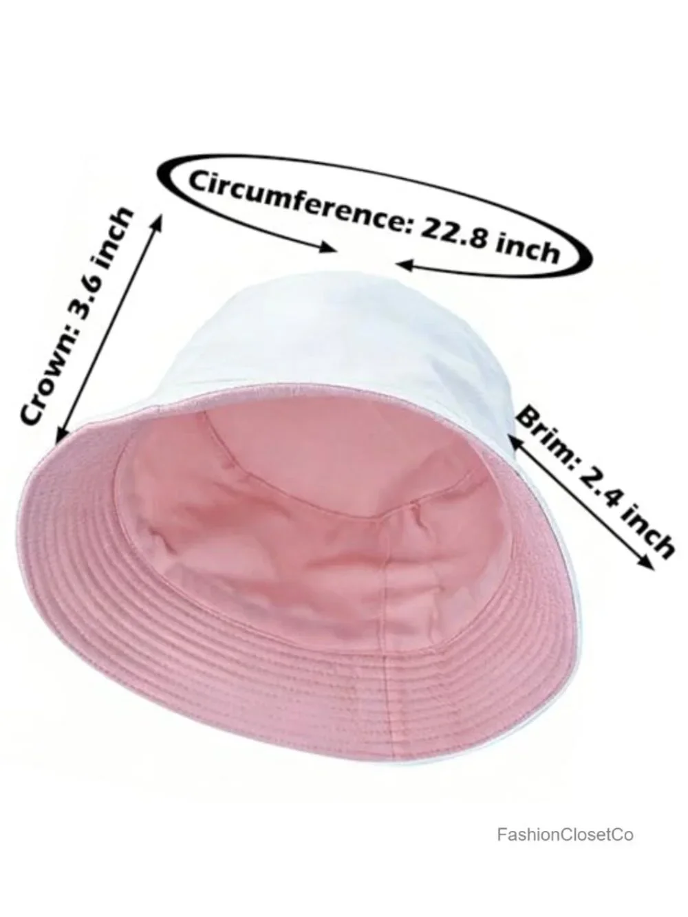 2-in-1 Reversible Bucket Hat UPF 50+ Sun Protection for Fishing Travel Sports